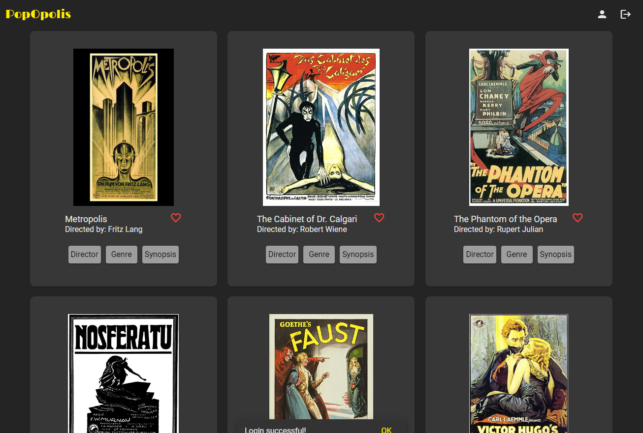 angular movie app screenshot